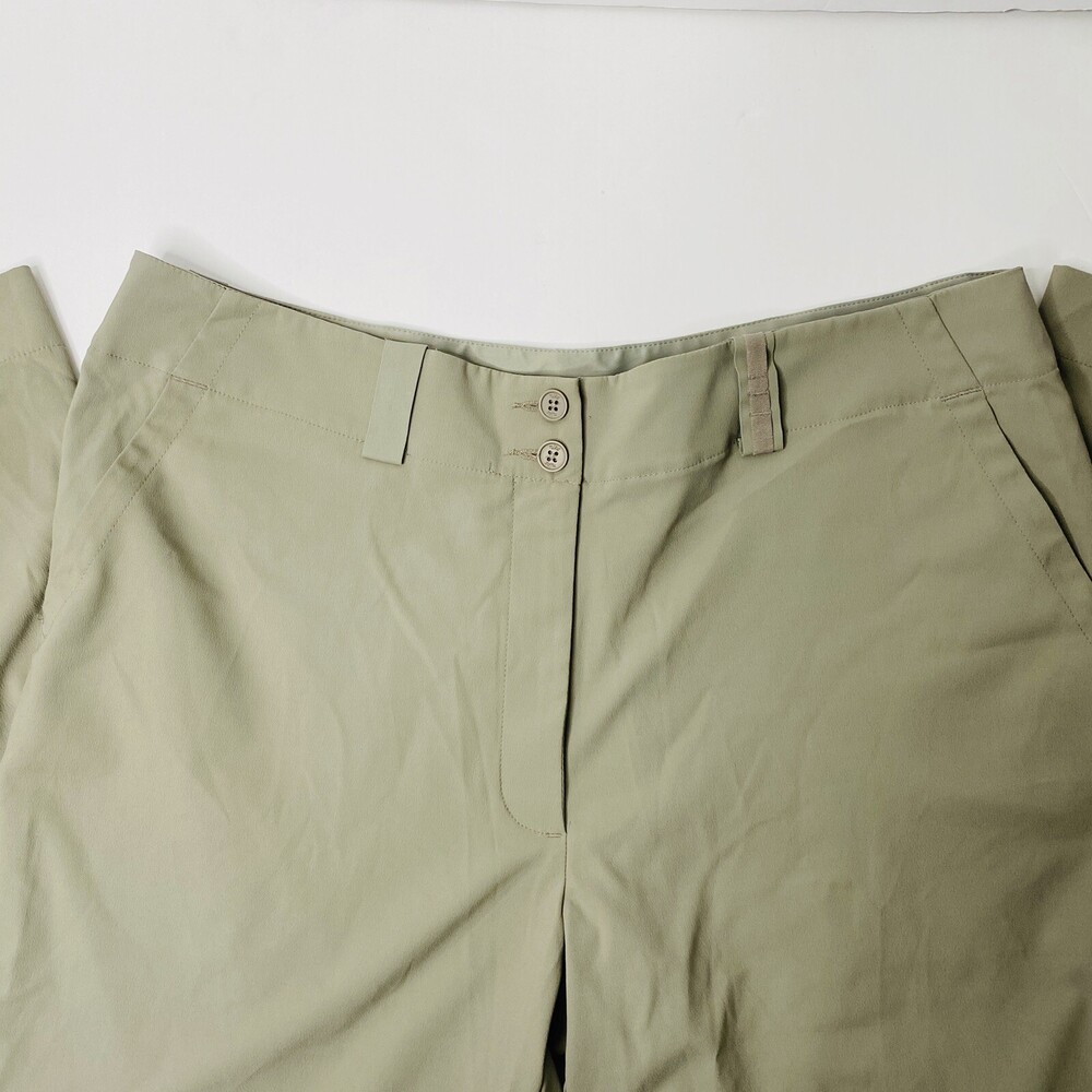 Nike Golf Men's Khaki Straight Leg Flat Front Active Chino Pant Sz L NikeFitDry - Picture 2 of 8